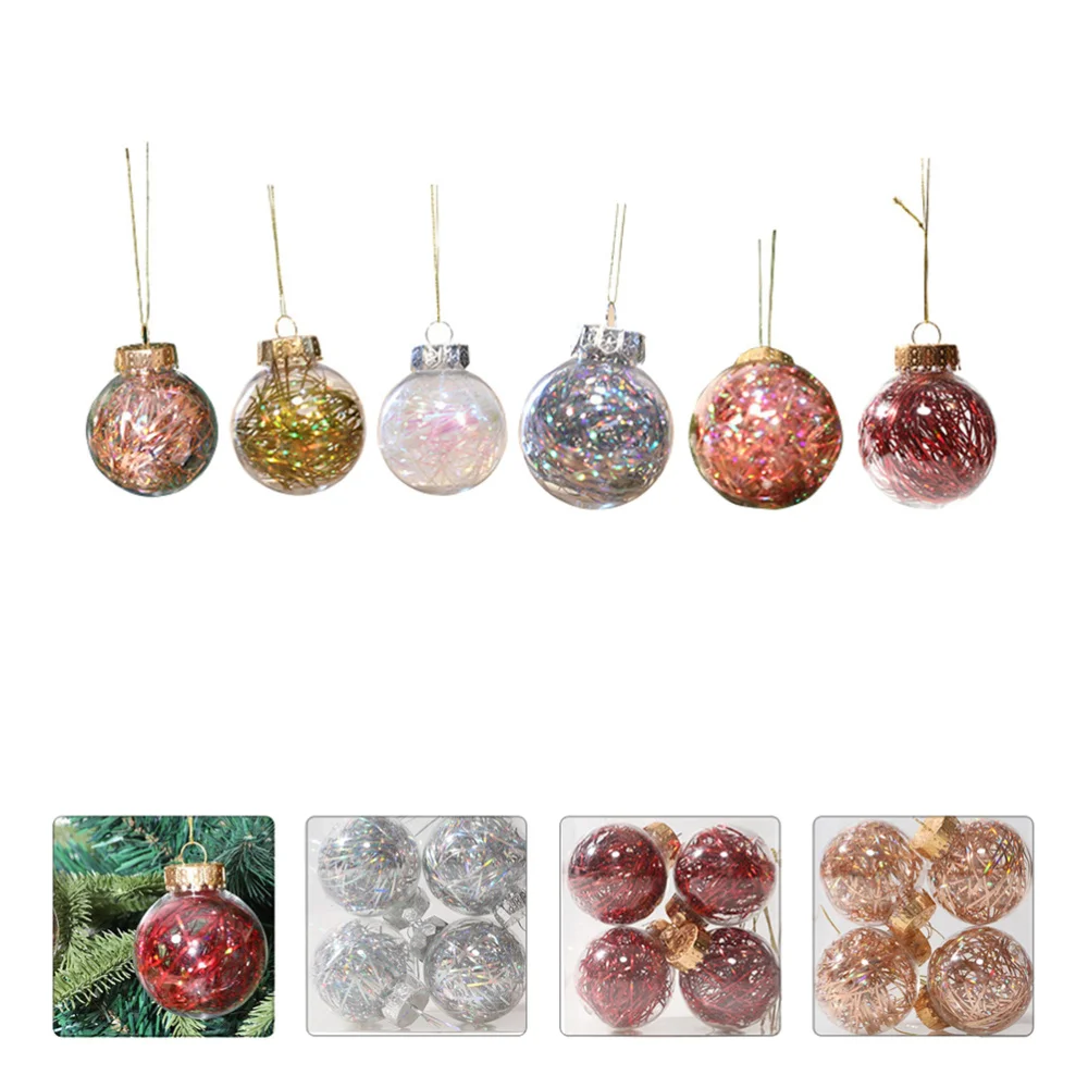 

24pcs Beautiful Christmas Hanging Ornaments for Christmas (,Mixed Color)