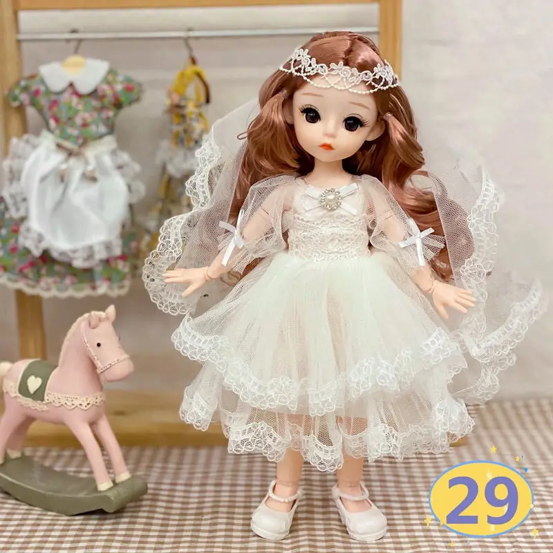 

New 30cm BJD Doll Clothes Accessories Fashion Dress Up Doll Play House Dress Up DIY Girls Toys