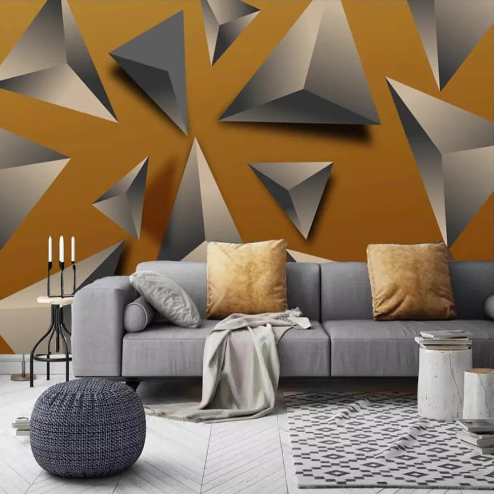 Пользовательские Большие Настенные обои 3D современный минималистичный