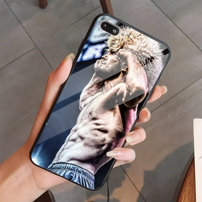 KHabib Nurmagomedov чехол для телефона из закаленного стекла iphone 6 7 8 plus X XS XR 11 12 13 PRO MAX mini |