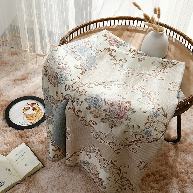 

Width 57'' European Thickened Non Slip Chenille Jacquard Fabric By The YardFor Sofa Cushion Pillow Material