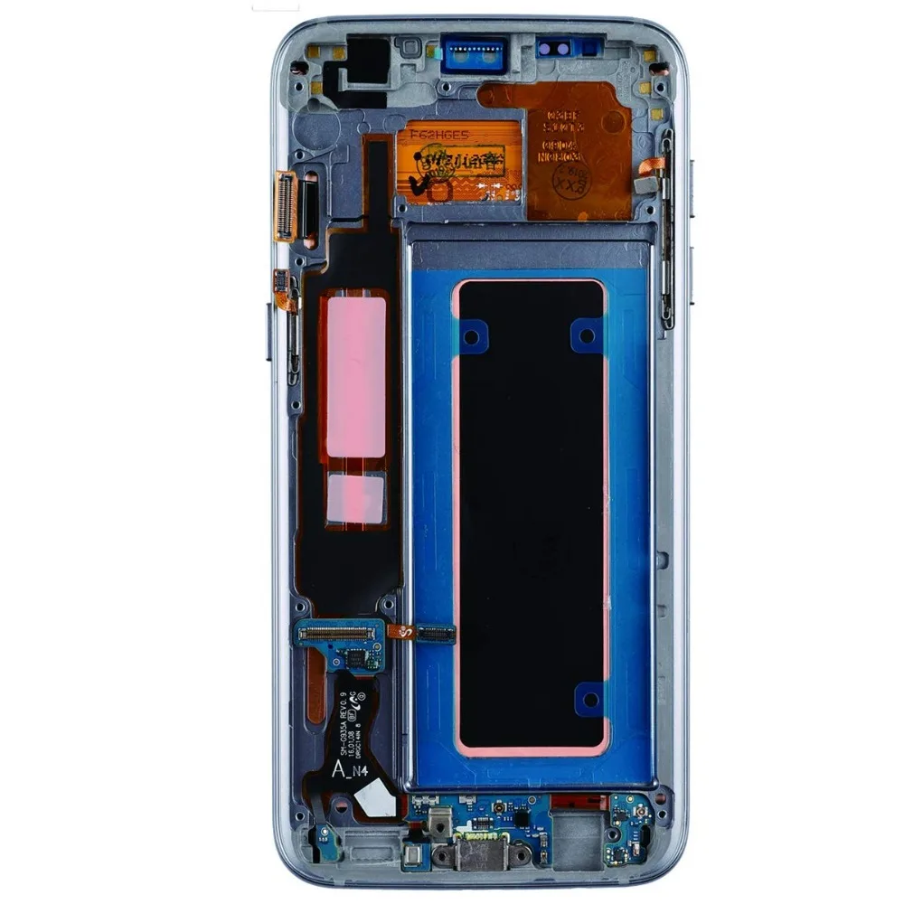 Super AMOLED 5,5 ''сменный ЖК-дисплей для SAMSUNG S7 Edge Pantalla G935 G935F с рамкой