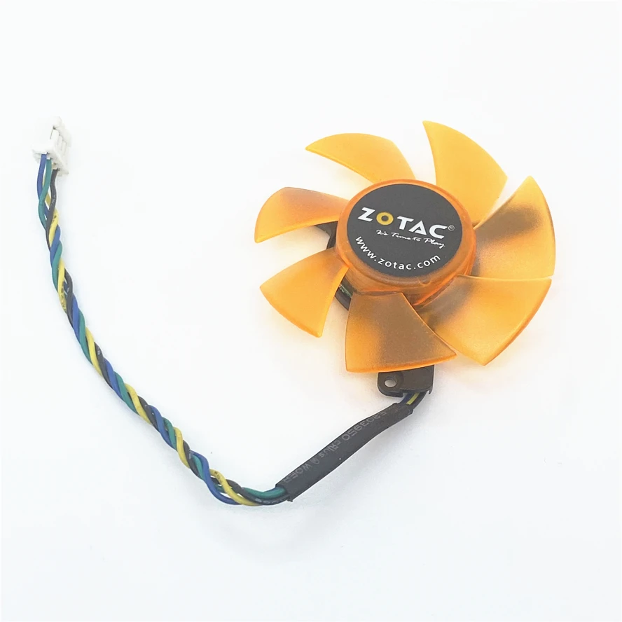 Фото Видеокарта для ZOTAC Fan Blade 45 мм, Тихая Бесшумная, шаг отверстия 39 мм, 12 В, 4 контакта, 45 мм, 47 мм №3