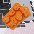 Силиконовая форма для украшения Хэллоуина, шляпа, тыква, летучая мышь, ведьма, выпечка торта, выпечка, форма для помадки