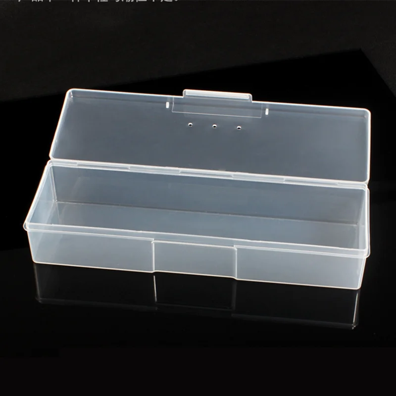 Пластиковый прозрачный органайзер для ногтевого дизайна контейнер снятия гель