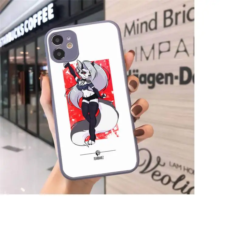 

Helluva Boss Phone Case Matte transparent For Gray iPhone 12 Mini 11 Pro XR XS Max 7 8 Plus X Back Cover