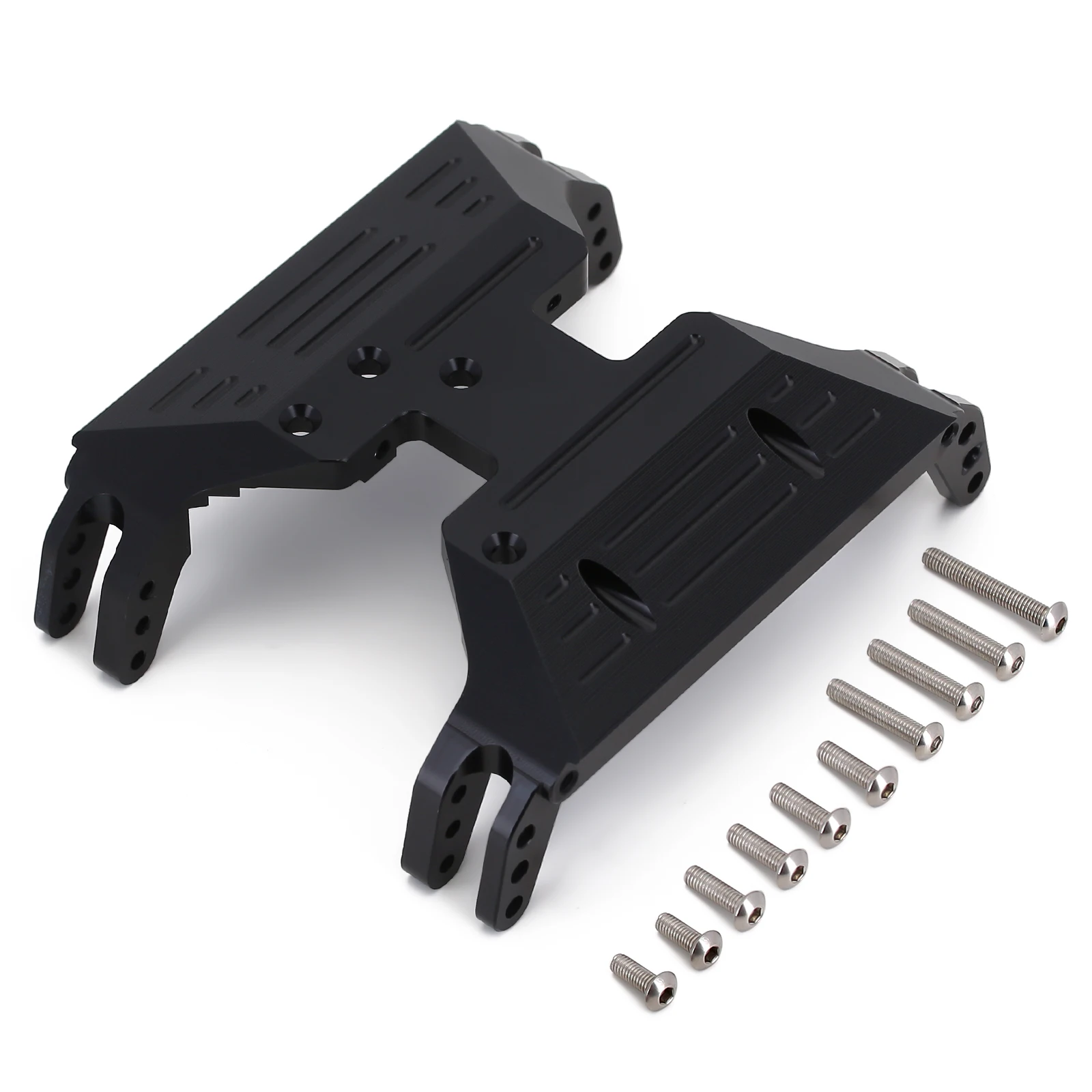 Base de transmisi&oacute;n de montaje de caja de cambios de aluminio CNC para coche RC Crawler Axial Capra 1,9, piezas de actualizaci&oacute;n ilimitadas, 1 unidad-3