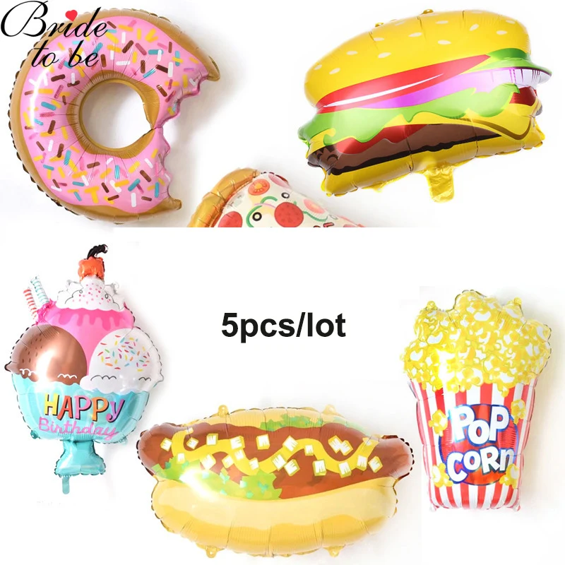 Новинка 5 шт./лот большой гамбургер мороженое попкорн торт пончик пицца еда