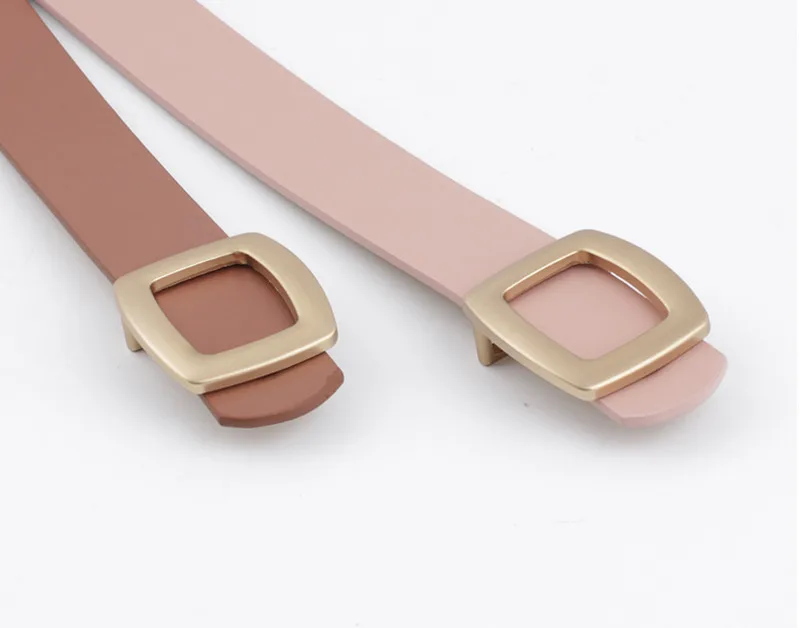 

Ladies Retro Belt Simple Vintage Students Square Buckle Fashion Casual Trend Wild Decorative Belt Metal Belt