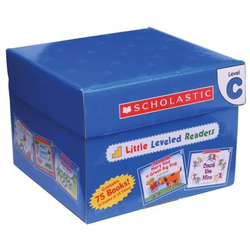 

75Pcs Little Leveled Readers: Level C Box Scholastic Original English Books