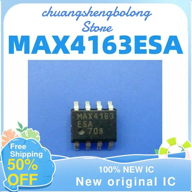 

10-200PCS MAX4163 MAX4163ESA SOP8 Dual operational amplifier New original IC