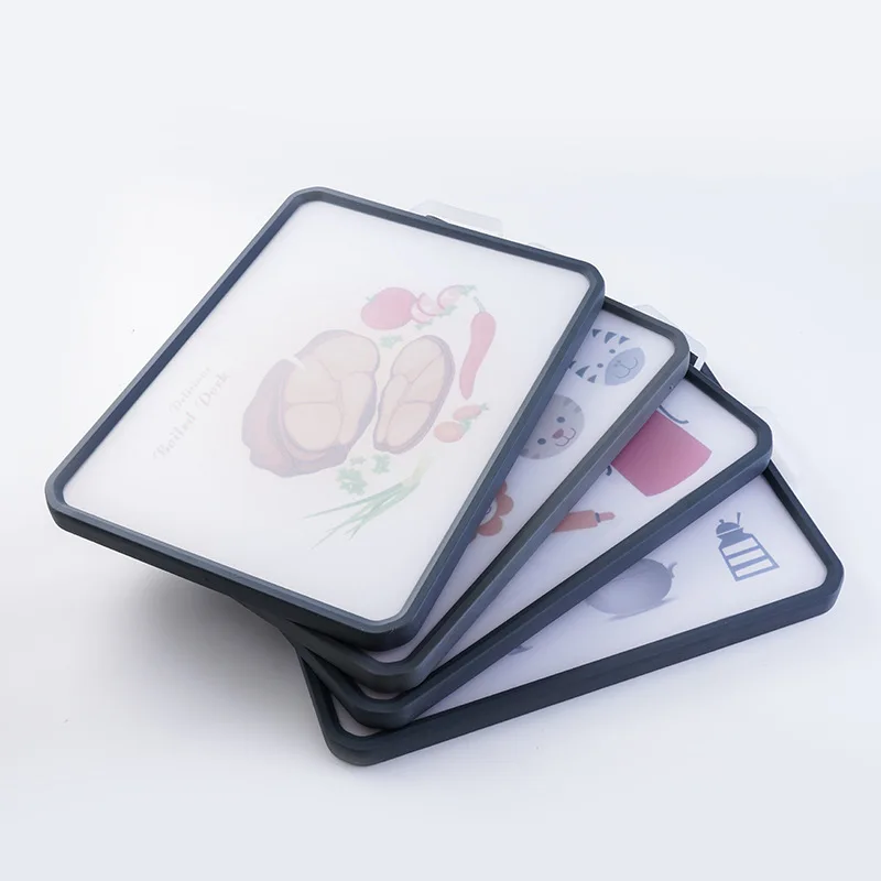 

304 Stainless Steel Cutting Board Household Opposite Plastic Cartoon Multifunctional Non-slip Healthy Fruit Cutting Board