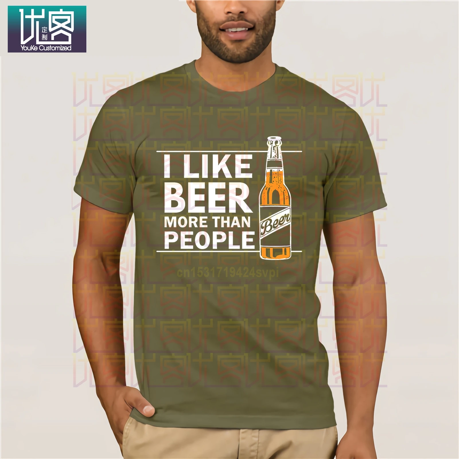 

men shirt Antisocial Beer Drinker Shirt Funny Drinking Brew Gift Men's Short Sleeve T-Shirt Streetwear tees for Men Tops
