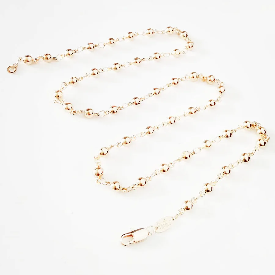 Мужское ожерелье из розового золота 2019 пробы 3 мм 60 см|fashion necklace|necklace fashionmens fashion