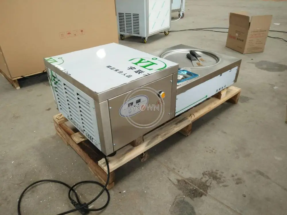 Настольный маленький дизайн R404A Одиночная круглая сковорода для приготовления