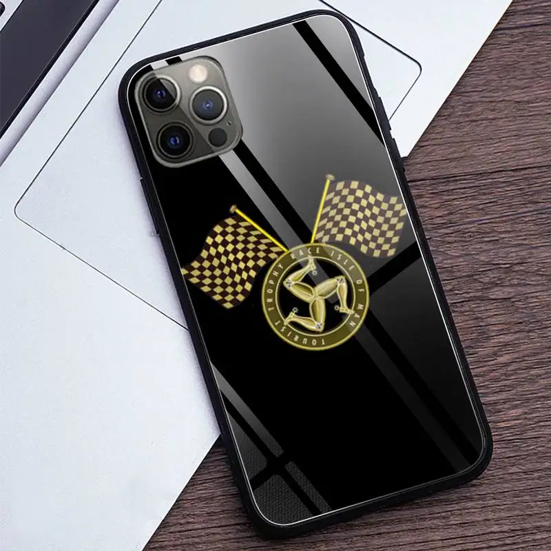 

Isle of Man Racing 35 Phone Cases Tempered Glass For iPhone 12 Pro Max Mini 11 Pro XR XS MAX 8 X 7 6S 6 Plus SE 2020 case