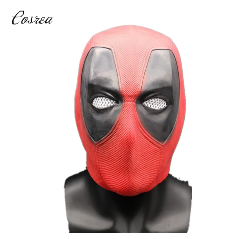 Deadpool Mask Cosplay Movie Masque Halloween Full Head Face Latex Cosplay Costume Props Party Masks Adult
