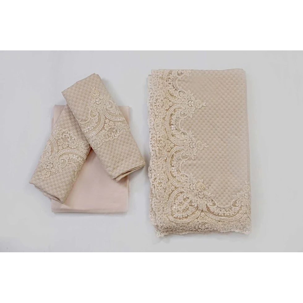 

Eem Mihrimah French Lace Pique Pack 6 Piece Cappuccino