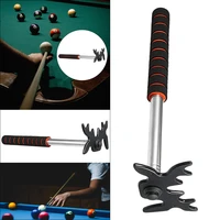 retractable billiards pool cue stick telescopic removable metal portable bridge head indoor accessory game competition