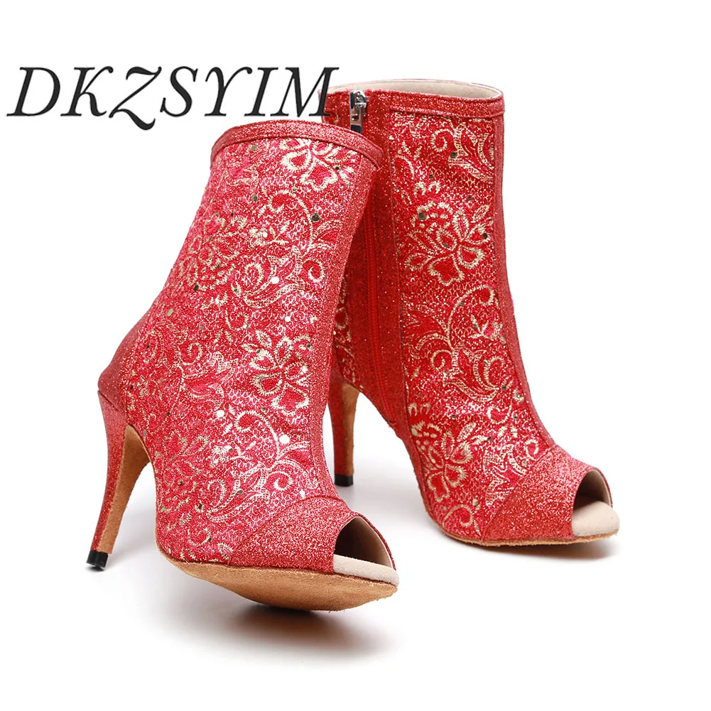 Обувь для бальных танцев DKZSYIM женщин и девушек обувь Танго самбы столба сальсы 5 10