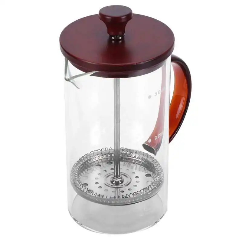 Прессованный чайник для кофе 800 мл из боросиликатного стекла контейнер домашнего