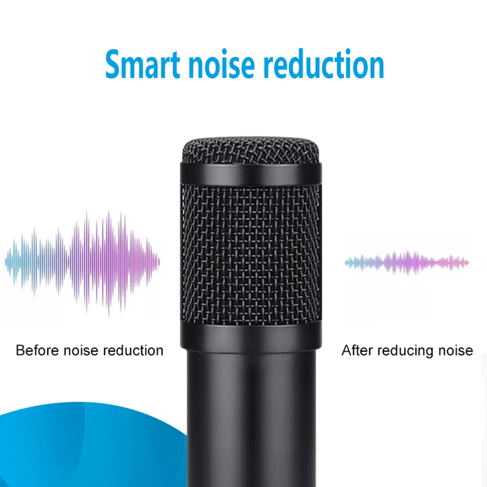 USB Podcast Microphone Kit 192KHZ/24BIT Professional Condenser Mic for PC Youtube Studio aduio Recording Mikrofon desktop stand |