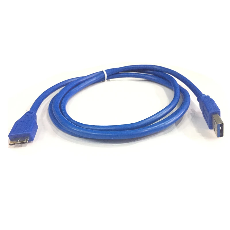USB3.0 harddisk cable HDD AM/ microUSB AM/mic 1.5M 0.5M pure copper blue |