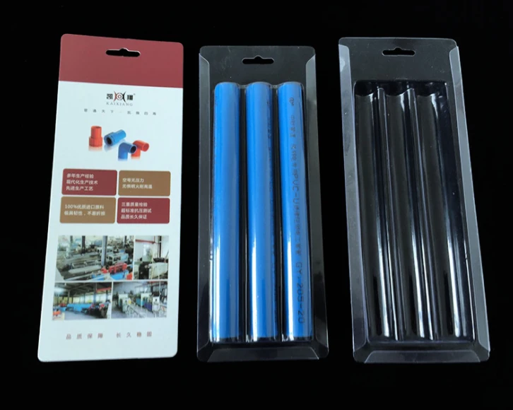 Индивидуальная прозрачная блистерная раскладная упаковка стандартная