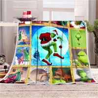 christmas blanket digital printing tapestry throw blanket sofa bed chair rest bedding home decor supply for adult children