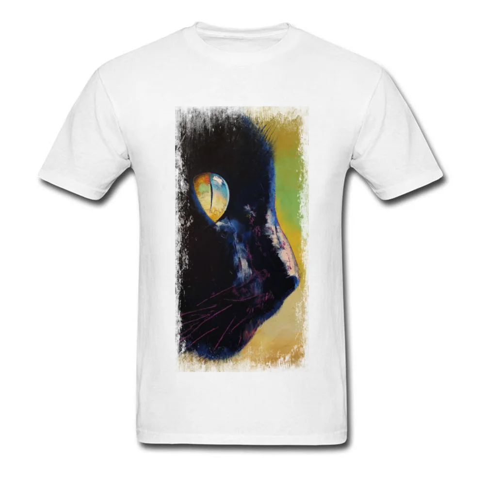 

CAT EYE T-Shirt for Men Boys Euro Size T Shirt Tops Black TShirts Short Sleeve Party Clothes
