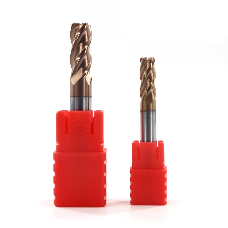 Концевая фреза HRC55 твердосплавная из вольфрамового сплава с 4 канавками для