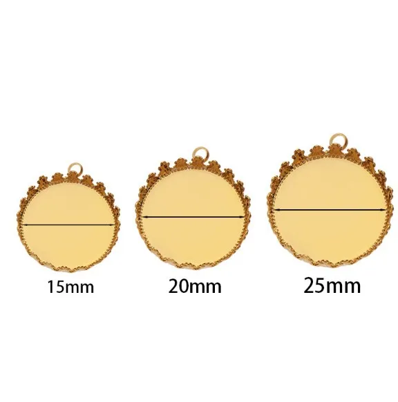 

Основа для кабошона, заклепки для подвесок, принадлежности для изготовления ювелирных изделий, 10 шт./партия, серебристые, золотистые, розовы...