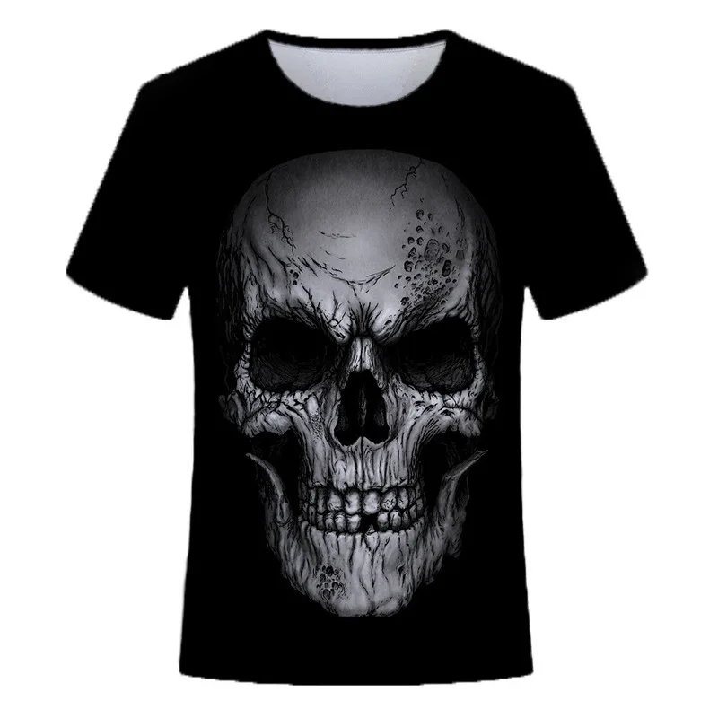 

The new 2021 men's short sleeve 3 d digital printing T-shirt men round collar loose short sleeve blouse