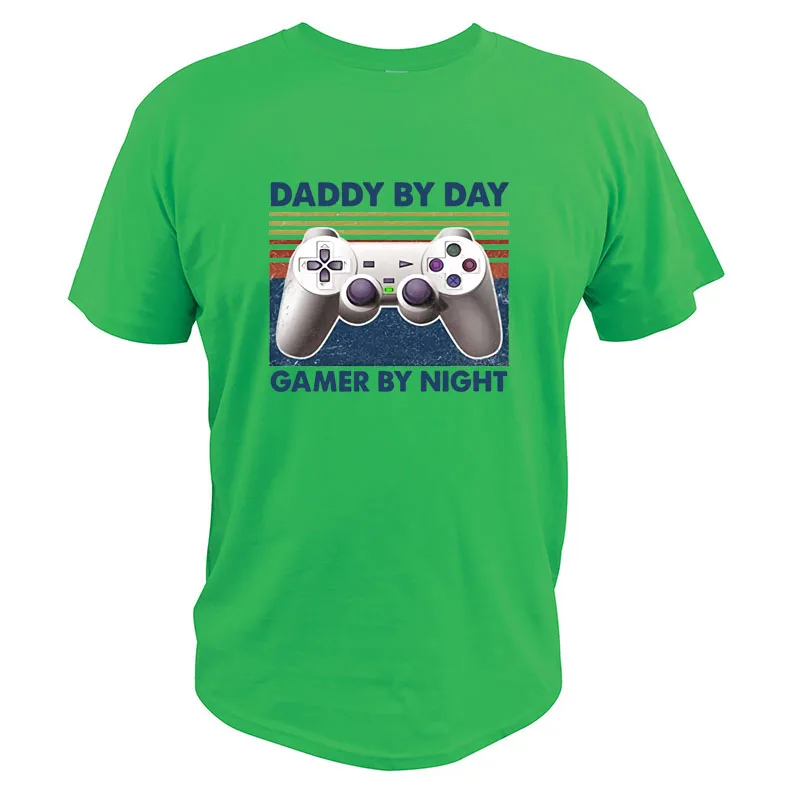 Повседневная Винтажная футболка с круглым вырезом и надписью DAD By Day 100% хлопок |