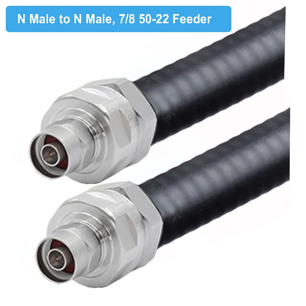 N Male to Female 7/8 фидерная линия 50-22 Jumper 50 ohm RF коаксиальный кабель для усилителя