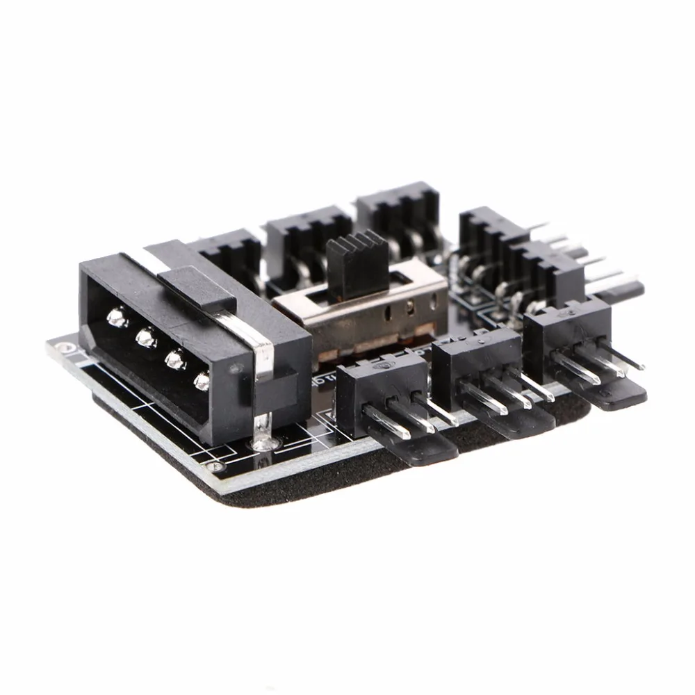 2 уровня скорости ПК IDE Molex от 1 до 8 Way разделитель охлаждающий вентилятор