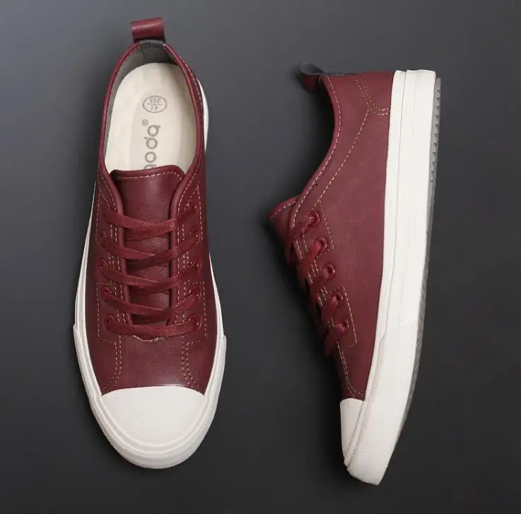 

Nice Spring Autumn New Fashion Cool Men lace-up Leather Casual Shoes Men Trend Shoes Loafers