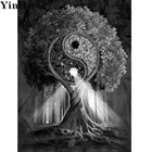 5D алмазная живопись, цивилизационное дерево Инь и Ян, полноразмерная квадратная круглая Алмазная вышивка, мозаика, Набор для вышивки крестиком