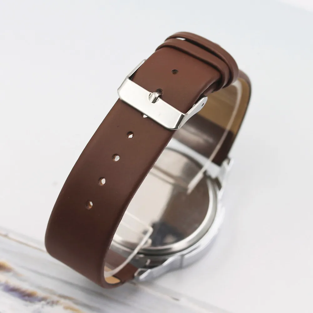 

NEW Fashionable casual men style and leisurely strap watch three eye six stitches leisure fashion activity watch, quartz watch