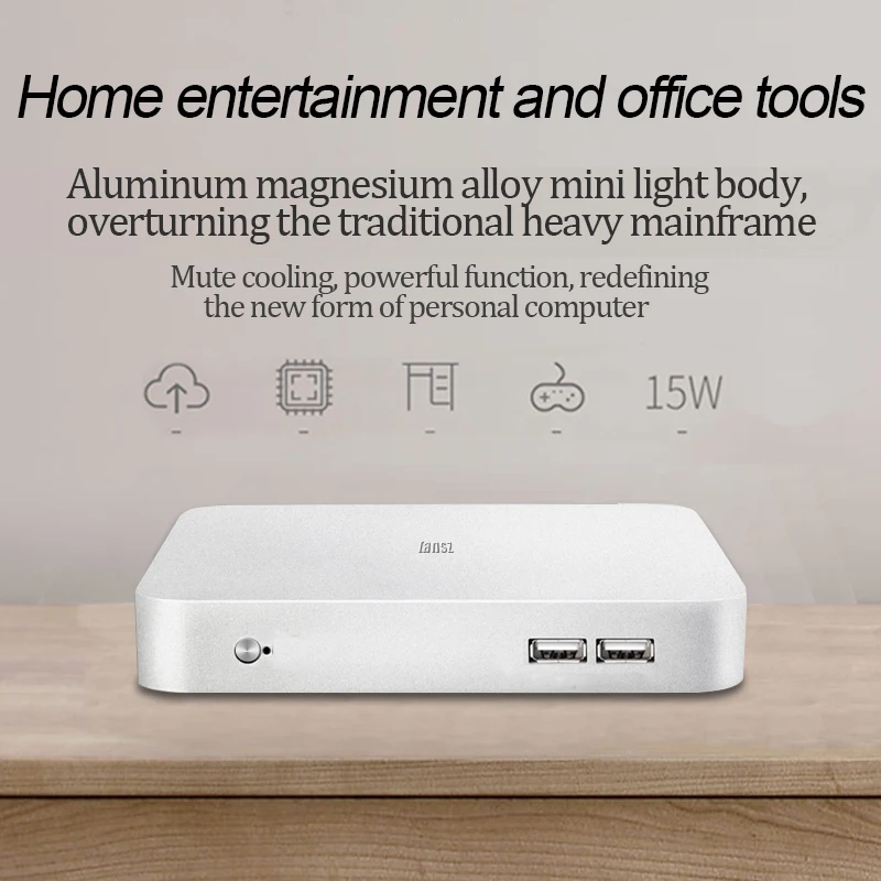 Xc Мини ПК Intel Core i3 i5 i7Linux Windows 10 4 к HTPC MiniPC настольный компьютер игровая