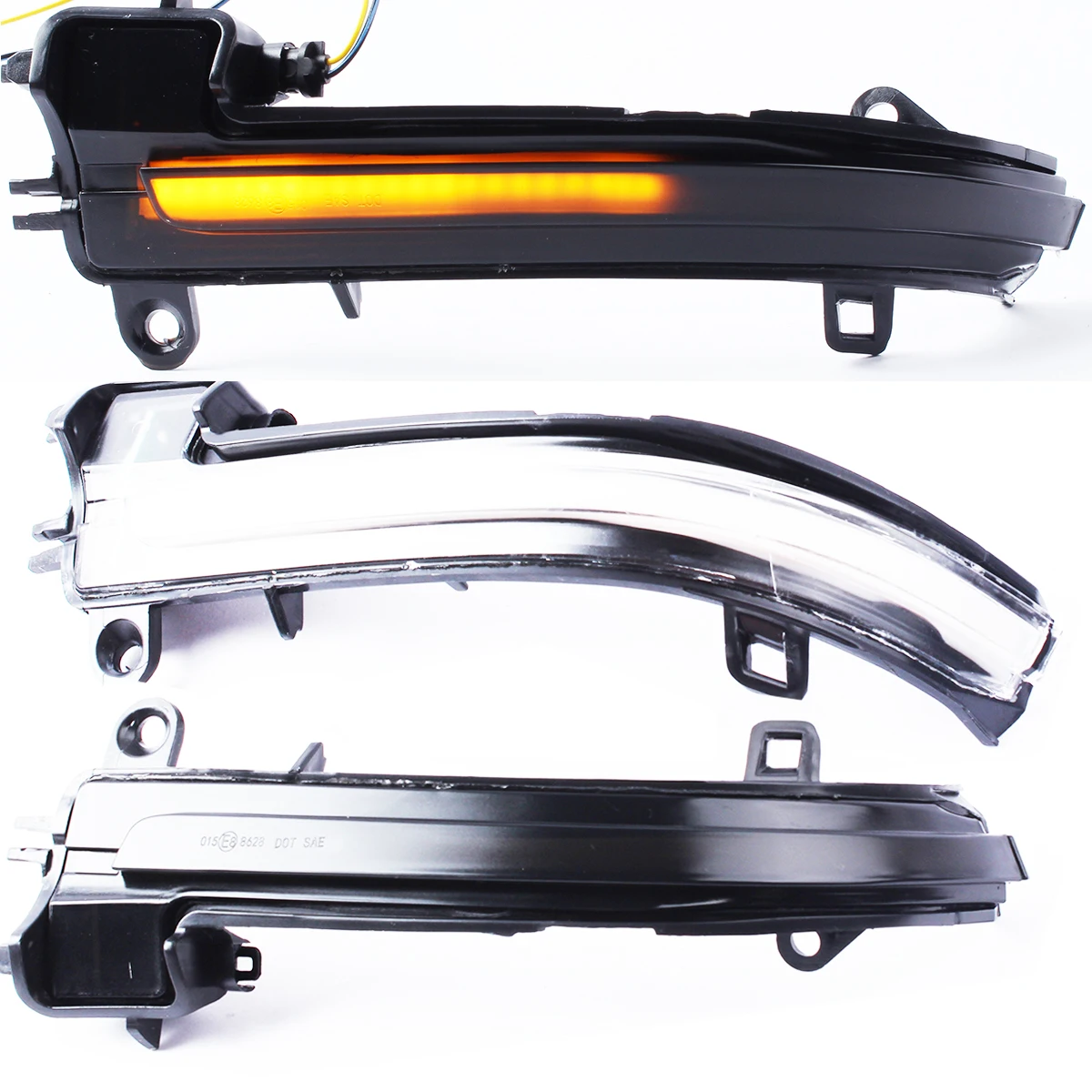 

Pair Dynamic LED Door Wing Rear View Turn Signal Mirror Indicator Lamp Light For BMW 2 4 3 1 Series X1 I3 F20 F21 F30 F34 F35