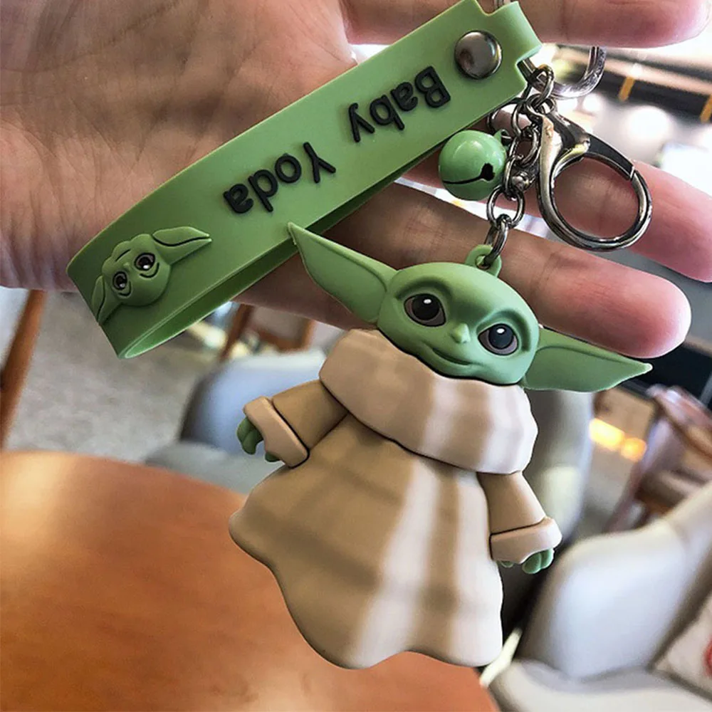 Дропшиппинг Disney Baby брелок в виде Йоды кольцо мультфильм мандалорец фигурка