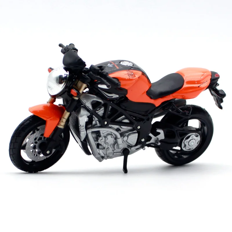 Bburago 1:18 MV Agusta Brutale S оранжевый мотоцикл велосипед литая модель игрушка Новый в