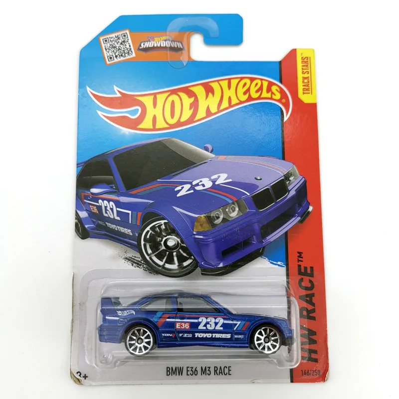 Автомобили Hot Wheels 1/64 BMW E36 M3 RACE металлические Литые коллекционные модели