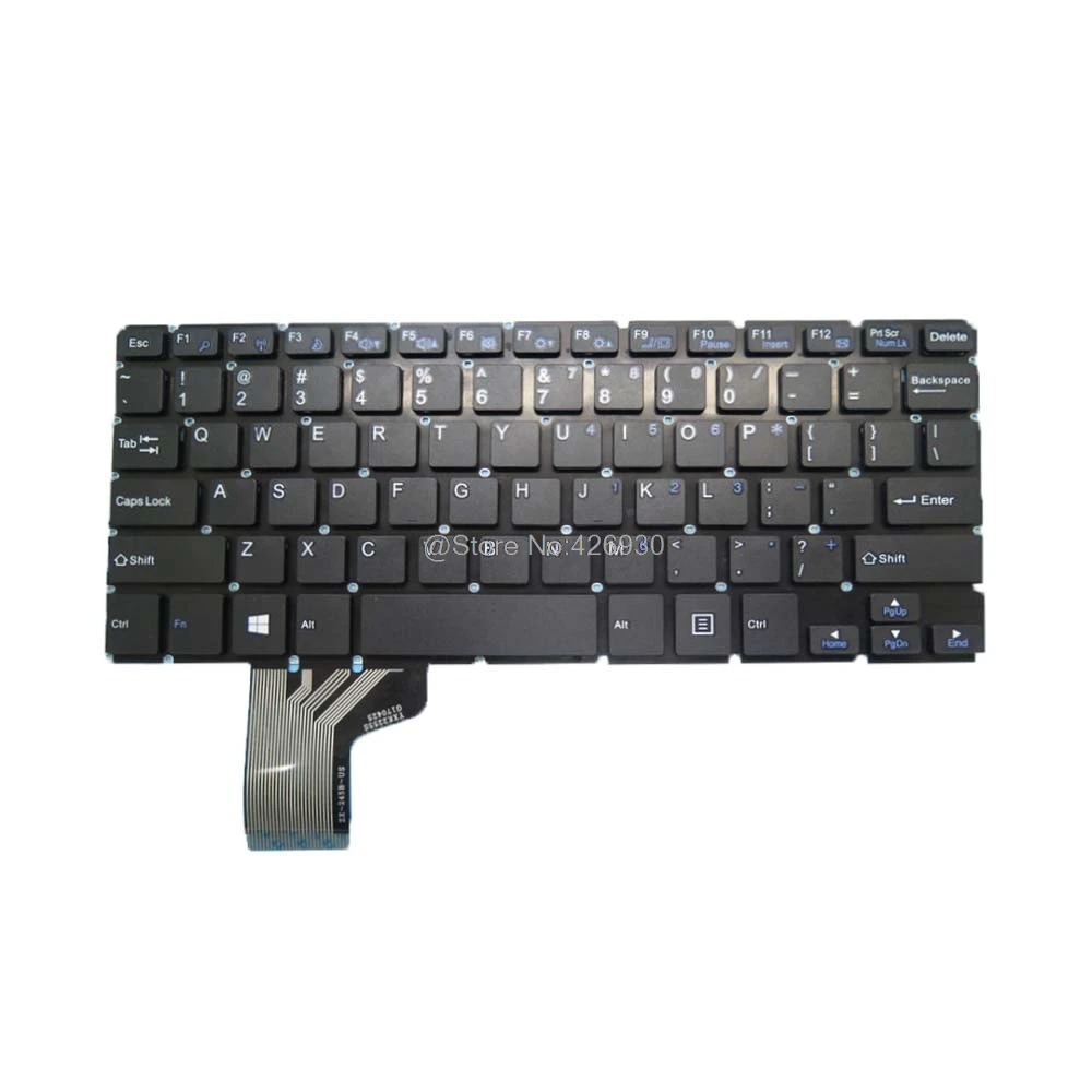 Ноутбук США RU Клавиатура для Irbis NB116 ZX 245B US YXK2255S G170425 Английский Русский черный без