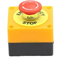 1pcs ac 660v 10a lay37 11zs emergency stop button sign dpst push button switch
