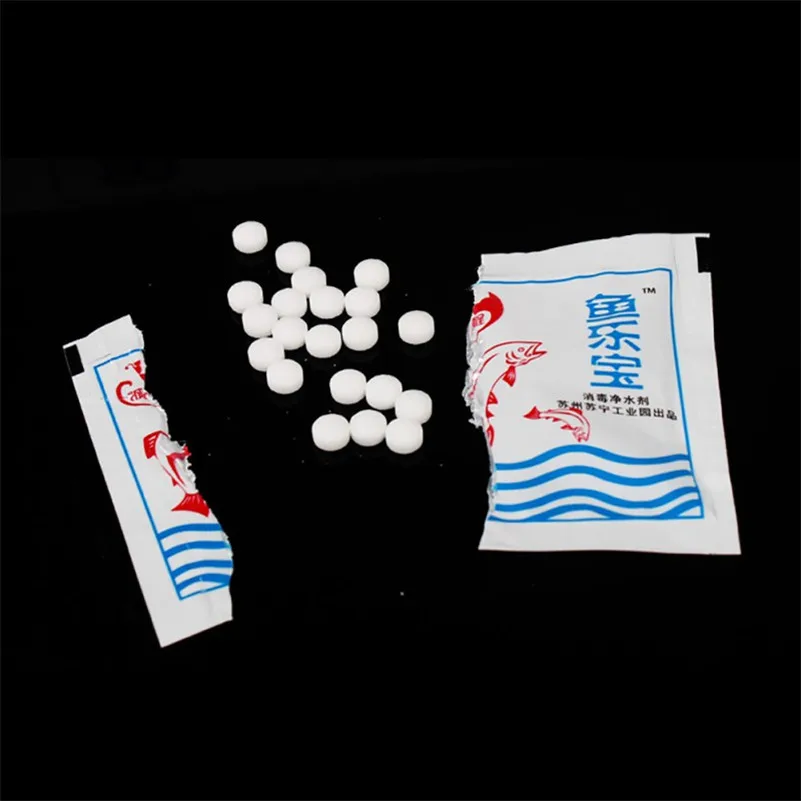 Таблетка для очистки воды в аквариуме Нетоксичная дезинфекция быстрое