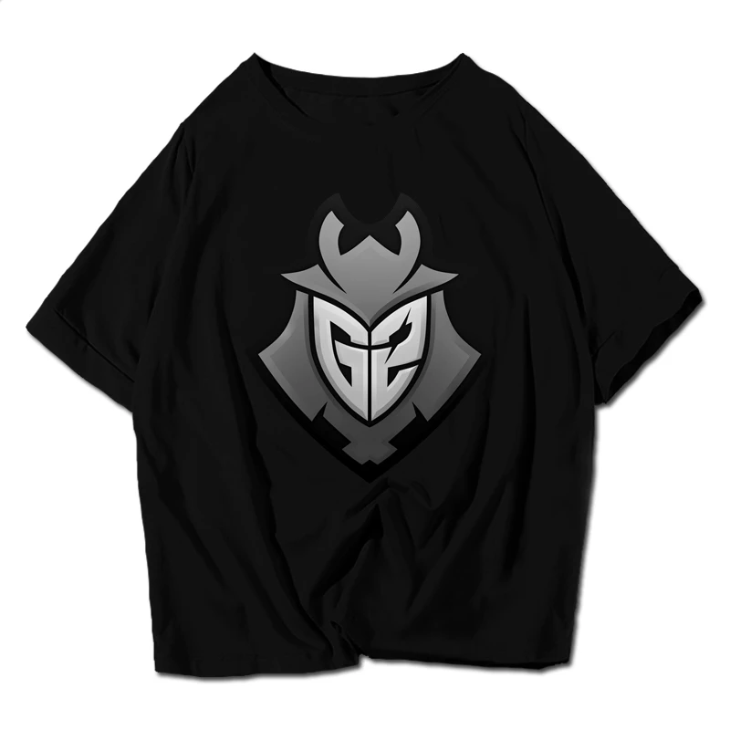 

Новинка G2, Повседневная футболка для команды Esports CSGO LOL с коротким рукавом NAVI Team 2021, летняя рубашка с круглым вырезом и принтом, лидер продаж, ...