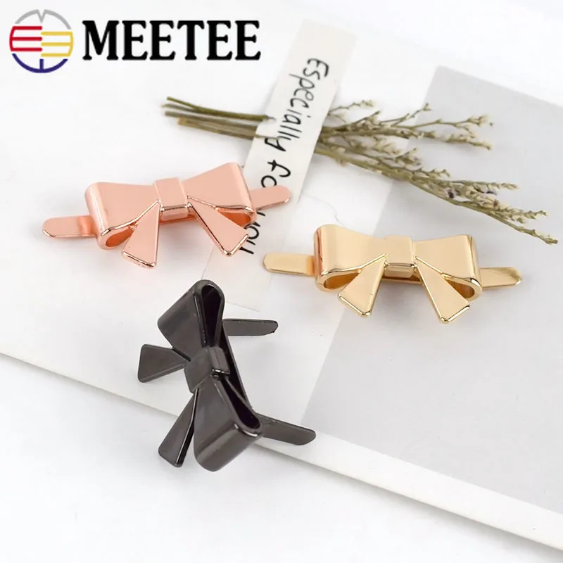 10 шт 25 мм с бантом металлические пряжки для обуви сумка вещей аксессуаров