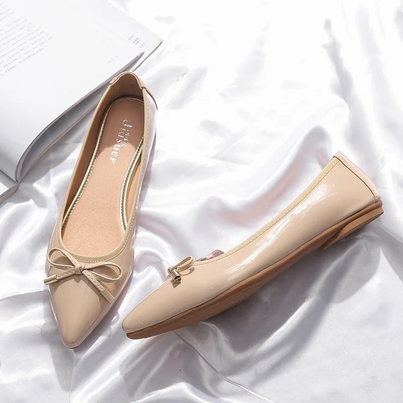 Женские Водонепроницаемые мокасины Туфли новые женские слипоны с острым носком